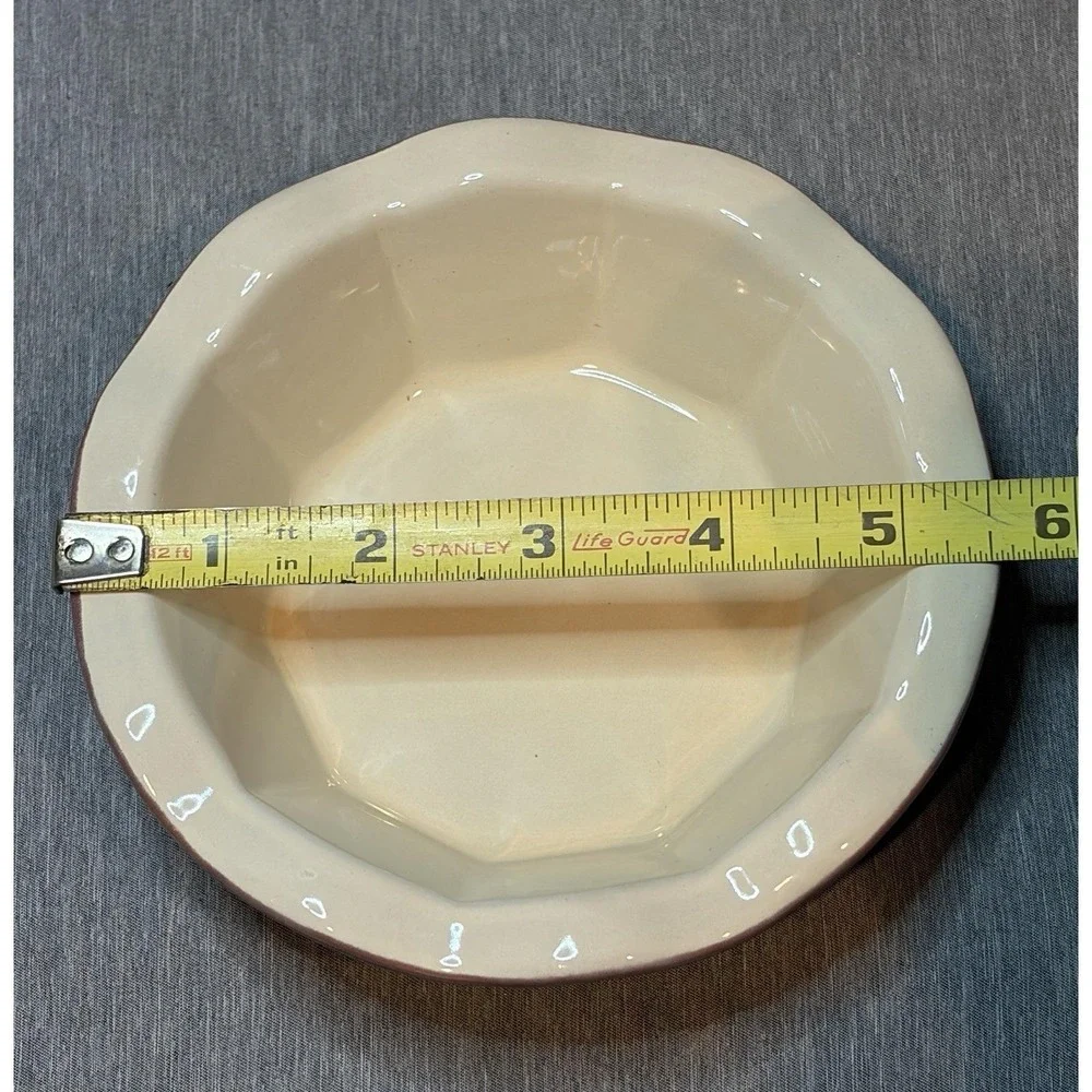 Set of 4 - Emile Henry France/William Sonoma Red Enamel Mini Pie Tart Dish 5.5